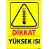 Dikkat Yüksek Isı Levhası 25x35 cm