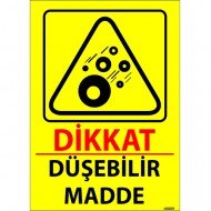 Dikkat Düşebilir Madde Levhası 25x35 cm
