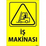 İş Makinesi Levhası 25x35 cm