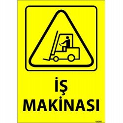 İş Makinesi Levhası 25x35 cm