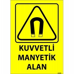 Kuvvetli Manyetik Alan Levhası 25x35 cm