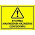 Et Kıyma Makinesinin Haznesine Elini Sokma Levhası 25x35 cm