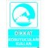 Dikkat Koruyucuları Kullan Levhası 25x35 cm