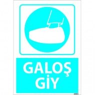 Galoş Giy Levhası 25x35 cm