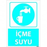 İçme Suyu Levhası 25x35 cm