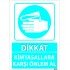 Dikkat Kimyasallara Karşı Önlem Al Levhası 25x35 cm