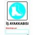 İş Ayakkabısı Levhası 25x35 cm