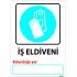 İş Eldiveni Levhası 25x35 cm