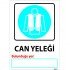 Can Yeleği Levhası 25x35 cm