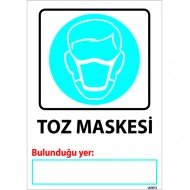 Toz Maskesi Levhası 25x35 cm