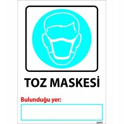 Toz Maskesi Levhası 25x35 cm
