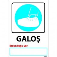 Galoş Levhası 25x35 cm