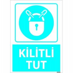 Kilitli Tut Levhası 25x35 cm