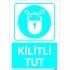 Kilitli Tut Levhası 25x35 cm