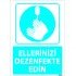 Ellerinizi Dezenfekte Edin Levhası 25x35 cm