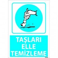 Taşları Elle Temizleme  Levhası 25x35 cm
