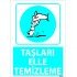 Taşları Elle Temizleme  Levhası 25x35 cm