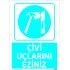 Çivi Uçlarını Eziniz Levhası 25x35 cm