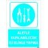 Aletle Yapılabilecek İşi Elinle Yapma Levhası 25x35 cm