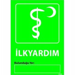 İlk Yardım Levhası 25x35 cm