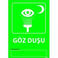 Göz Duşu Levhası 25x35 cm