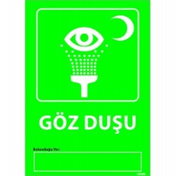 Göz Duşu Levhası 25x35 cm