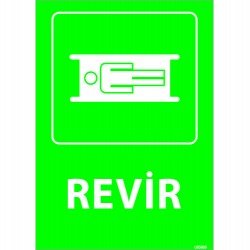 Revir Levhası 25x35 cm