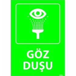 Göz Duşu Levhası 25x35 cm