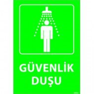 Güvenlik Duşu Levhası 25x35 cm