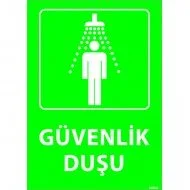 Güvenlik Duşu Levhası 25x35 cm