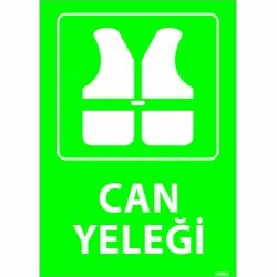 Can Yeleği Levhası 25x35 cm