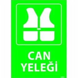 Can Yeleği Levhası 25x35 cm