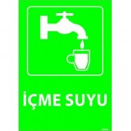 İçme Suyu Levhası 25x35 cm