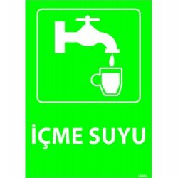 İçme Suyu Levhası 25x35 cm