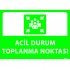 Acil Durum Toplanma Noktası Levhası 25x35 cm