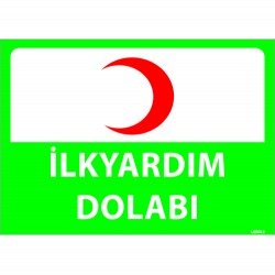 İlkYardım Dolabı Levhası 25x35 cm
