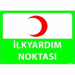 İlkYardım Noktası Levhası 25x35 cm