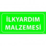 İlkYardım Malzemesi  Levhası 12x24 cm