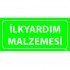 İlkYardım Malzemesi  Levhası 12x24 cm