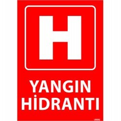 Yangın Hidrantı Levhası 25x35 cm