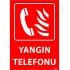 Yangın Telefonu Levhası 25x35 cm