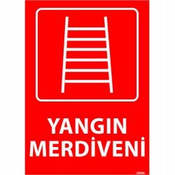 Yangın Merdiveni Levhası 25x35 cm