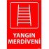 Yangın Merdiveni Levhası 25x35 cm