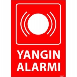 Yangın Alarmı Levhası 25x35 cm