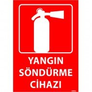 Yangın Söndürme Cihazı Levhası 25x35 cm