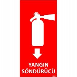 Yangın Söndürücü Levhası 25x35 cm