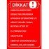 Dikkat Kamyon Sürücüsü Levhası 25x35 cm