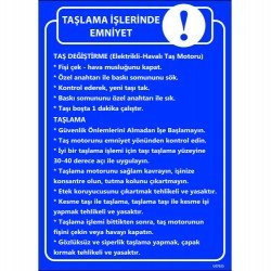 Taşlama İşlerinde Emniyet Levhası 25x35 cm