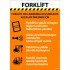 Forklift Kullanımında Oluşabilecek Kazaları Önleme Levhası 25x35 cm