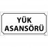 Yük Asansörü Levhası 12x24 cm